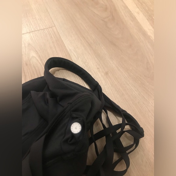 Black Women's Sports Bra - Picture 3 of 7